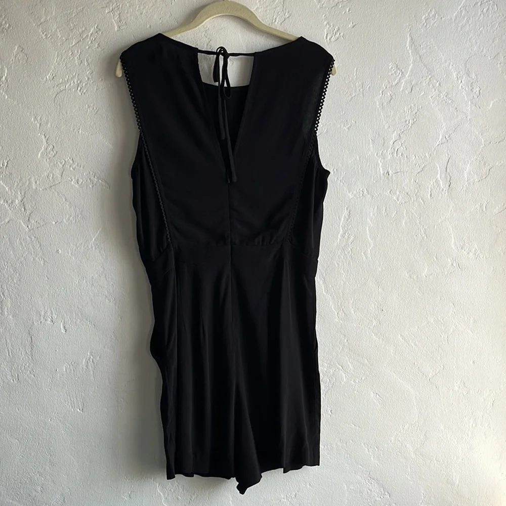 Madewell, Elegant Black Romper in Black, Size 4 - Picture 5 of 6